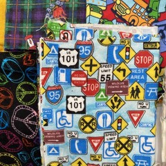 Lot Of Fleece,flannel,corduroy Baby Kid Fabric With Container quilt Craft