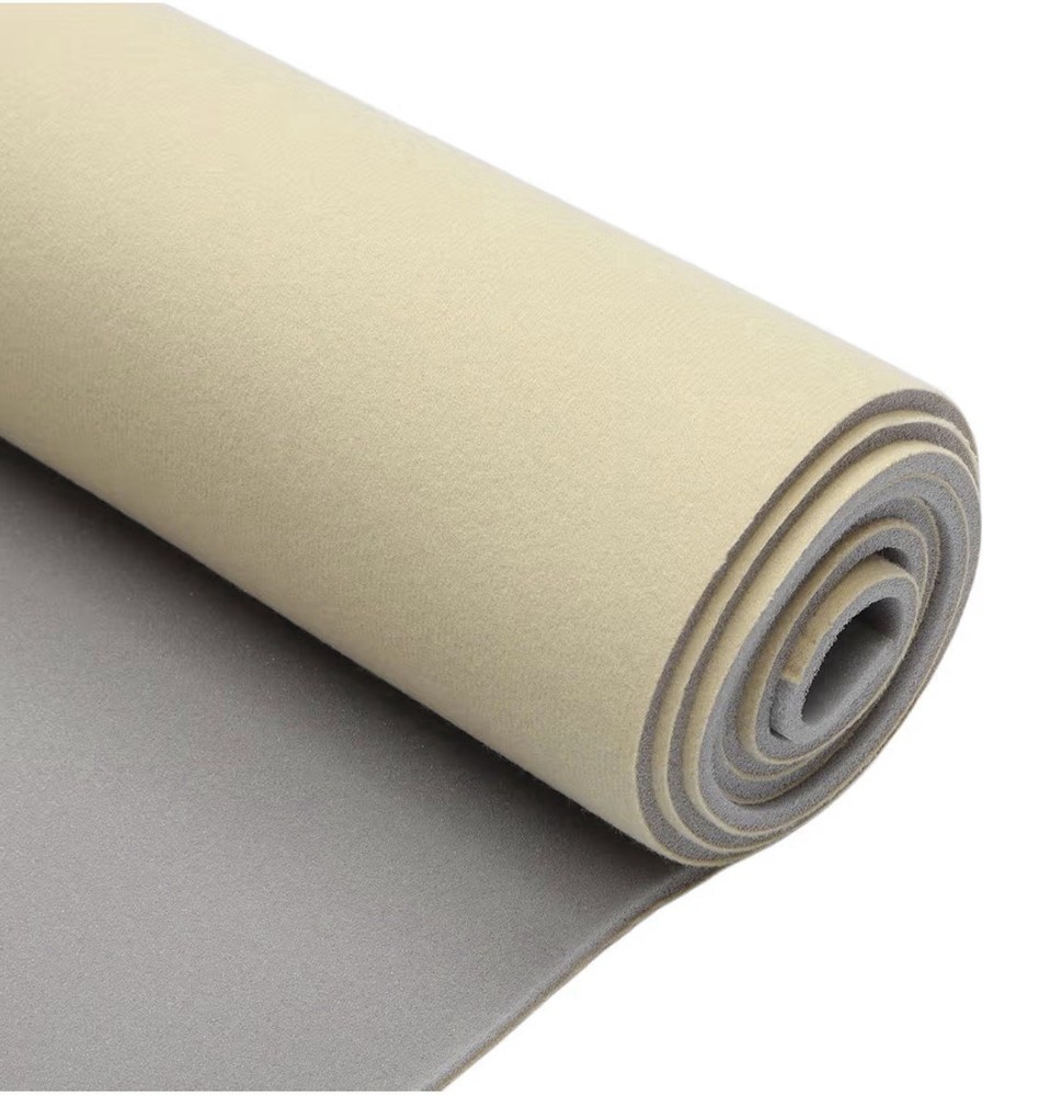 79″ x 60″W Auto Headliner Fabric 1/8″ Foam Backed Car Roof Lining Beige