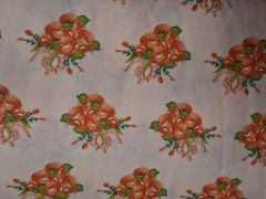Pretty Flowers on a PEACH background – BTY- Cotton – 1920 Splendor – Art Gallery
