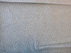 Light Blue Vines on Medium Blue Cotton Fabric (44″ Wide x 23″ long)