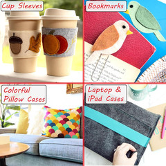 | Felt Fabric | 72″ Wide | 1.6mm Thick | Acrylic & Soft | Felt by The Yard | Fel
