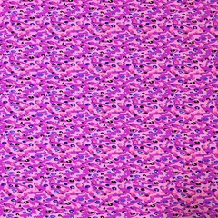 Lilly Pulitzer Cotton Poplin Fabric WILD FUCHSIA SPOTTED IN LOVE 36″ X 57″
