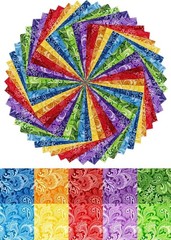 Vibrant 12×12″ 50-Piece Paisley Cotton Fabric Squares for Quilting & Crafts