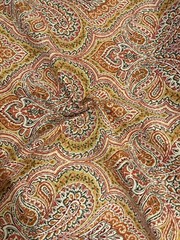 Lightly Quilted Paisley Fabric $8/yard 8 Yards Available, 3 Yd Minimum Purchase