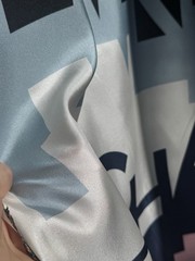 Italian Deadstock 100% Silk Twill 60 GSM Fabric By The Yard Logo