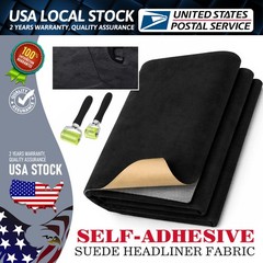 Self Adhesive backing Suede Headliner Fabric Backing Colorfast Mildew-Resistant