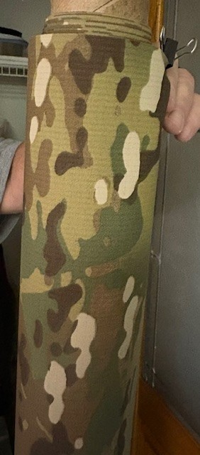 MULTICAM GORETEX RIPSTOP DWR LAMINATED BACKER FABRIC BY YARD 55″W
