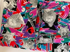 Vintage, multicolored fabric Hopalong Cassidy themed, 1950’s. 5.34 yds x 51” W.