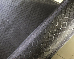 3K Real Carbon Fiber Cloth Fabric Hexagonal Jacquard Weave 240g 100cm Width