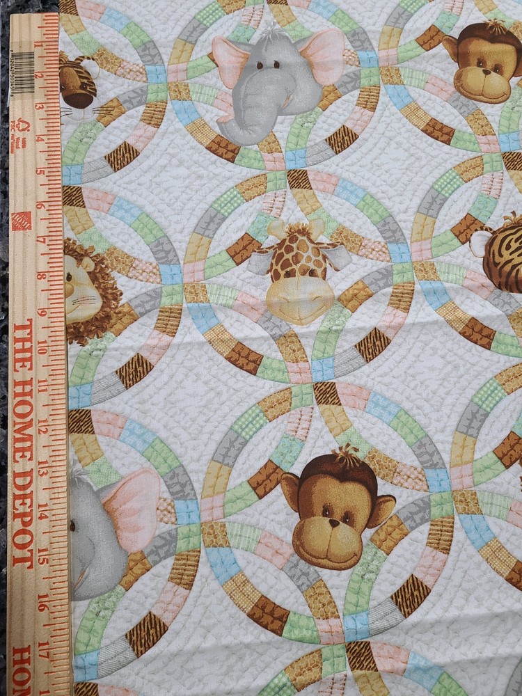 Jungle Babies print Cotton Fabric 45″ Wide By The Yard