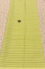 Lime Colored Stripes * Keepsake Calico for JoAnn * 100% Cotton Remnant* 8″ x 22″