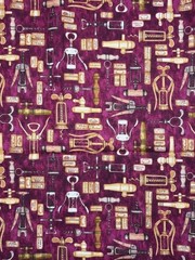 Through The Grapevine Fabric Dan Morris RJR Cotton 44″ BTY