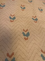 Vintage Art Craft fabric upholstery sample good for Chair , Pillow