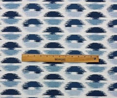 SUNBRELLA 146207 ESCAPE DENIM BLUE GEO OUTDOOR INDOOR FABRIC BY YARD 54″W