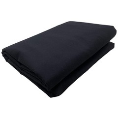 10 Yards Black Muslin Fabric – 100% Cotton Medium Weight/`