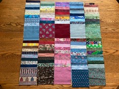Lot 300, 5″ x 5″ Fabric Squares Precut Quilt Blocks 3 of Each All Pictured (2)