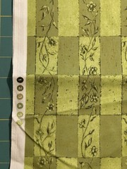 2 Yards Cotton Fabric Butterfly Garden Rebecca Carter WILMINGTON PRINTS Green