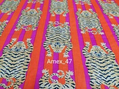 Hand Block Print Fabric Indian 100% Cotton Natural Vegetable Color 5 Yard Fabric