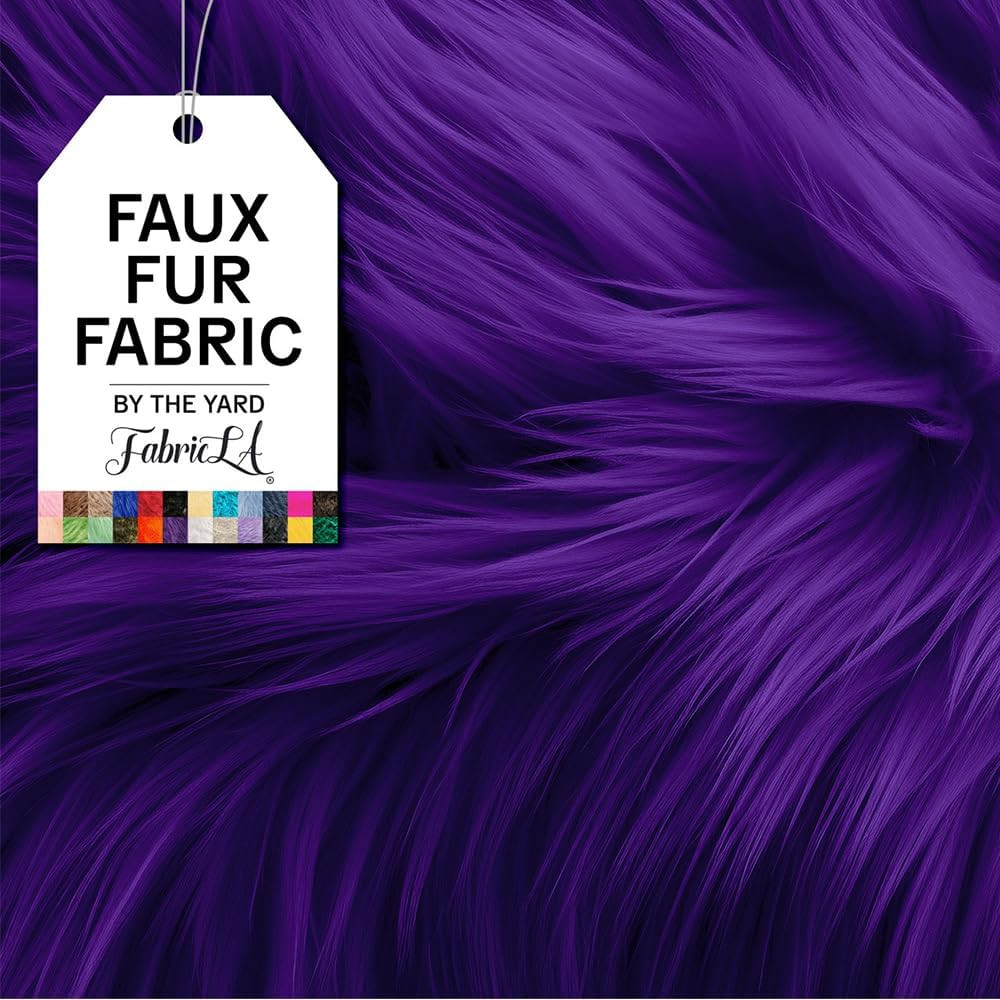 Shaggy Faux Fur Fabric by – 36″ x 60″ (90 cm x 150 cm)