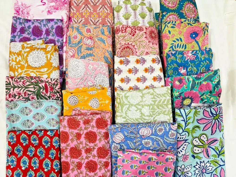 Cotton Wholesale Mix Lot of Recycled Old Vintage Cotton Remnants, Cotton Scraps