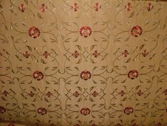 iLiv Embroidered Curtain Fabric 1.6 Metres Inca Classic Upholstery Cushion