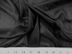 Fabric Nylon 40 Denier Tricot Stretch Black 108 inch wide TR15