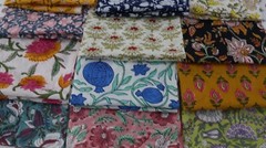 Cotton Wholesale Mix Lot of Recycled Old Vintage Cotton Remnants, Cotton Scraps