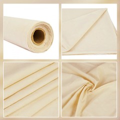 Natural 100% Cotton Muslin Fabric/Textile Unbleached Draping Fabric by the yard