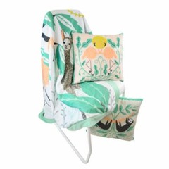 Zoology Snuggles Fabric Panel by Gingiber | Moda 48301 | 36″ x 58″ | Poly