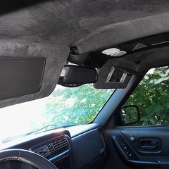 Black/Brown/Grey/Beige Headliner Suede Fabric Upholstery Roof Liner Replacement