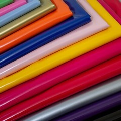 PVC Shiny Stretch Fabric – 1 Way Natural stretch – PU Coated – width 140 cm