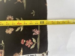 Kingsway Fabric Sharma Tropical Animal Elephant India Black 35”x54”Cotton