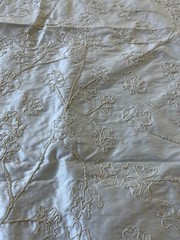 Designer High Quality 100% Silk Shantung fabrics Embroidered!!!