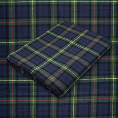 Blue and Green Tartan Plaid Cotton Flannel Fabric – 60″ Wide – Sold by the Yard