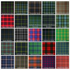 Tartan Swatches – Homespun Wool Blend