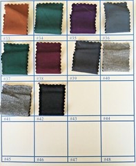 DTY BRUSHED STRETCH FABRIC IN 42 SOLID COLORS. GOOD FOR FACE COVER US SELLER