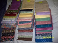 COTTON QUILTING FABRIC – ASSORTED FLOWERS DESIGNS – UNBRANDED – U-PICK 1