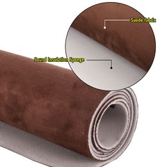 Black/Brown/Grey/Beige Headliner Suede Fabric Upholstery Roof Liner Replacement