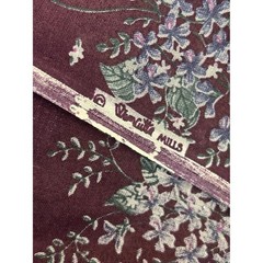 Vintage Wamsutta Mills Floral Fabric Cottagecore Romantic 10+ continuous yards