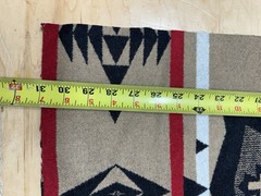 Genuine Pendleton Fabric Remnant Heavy Weight Wool Jacquard Rancho Arroyo Black
