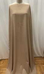 Pre-Shrunk 100% Worsted Wool Gabardine Dark Beige Fabric 1 Yard 14″ Long 59″Wide