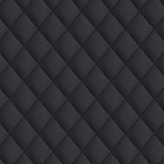 64″ Nappa Quilted Diamond Vinyl Faux Leather Foam Backed Car Upholstery Fabric