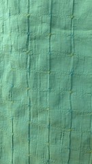 Vintage Green Dual Tone Cotton? Sari 104”L x 86” W Fabric Woven Butte