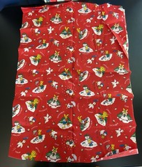 Vintage Animal Fabric With Months Of The Year