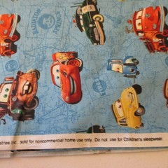 Disney Pixar Cars Cotton Fabric Springs Creative Lightning McQueen Mater BTYx 44