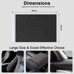 Black Suede Wrap – 30×60 inch – Self-Adhesive Film