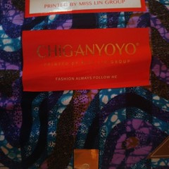 6 Yards 100% Cotton Chiganyoyo fabric Printed Chiganvy Ankara 5.5 Meters