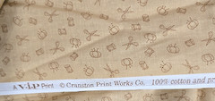 READ DESC- VIP Cranston Beige Sewing Thread Scissors Seamstress Fabric 4.8ydsx45