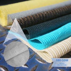 Large 6 FT gray Fabric Roll Sunwind Screen UV Block Shade Cloth patio Yard