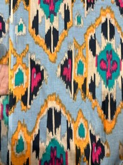 5 Yard Hand Block Print Handmade Cotton Indian Natural Sanganeri Print Fabric.